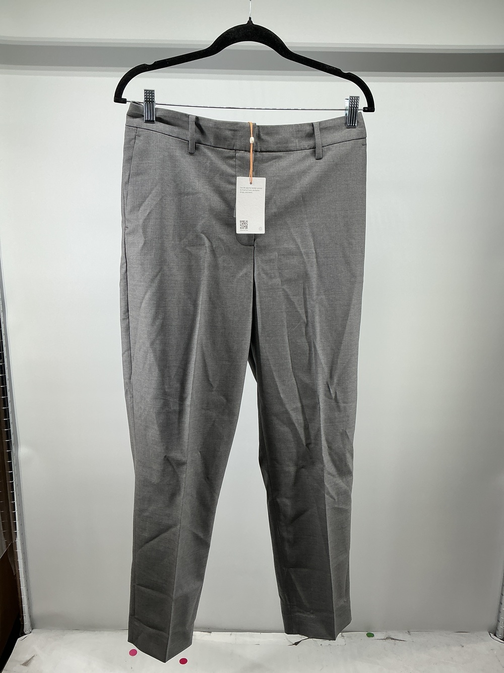 Italian Wool Slim Leg Ankle Pants
